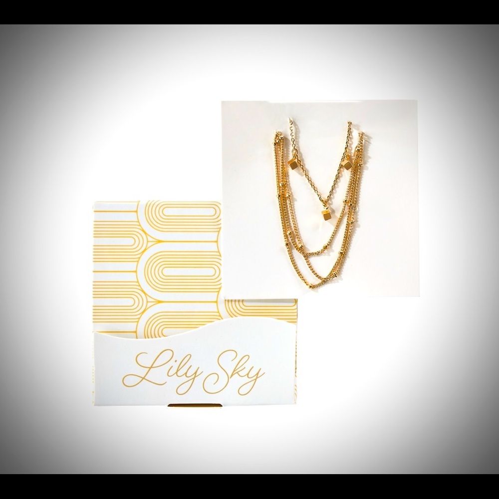 LILY SKY || Sydney Gold-Plated 4-Bracelet Duo 🌟NIB🌟